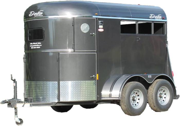 2 HORSE TRAILER ***BRAND NEW MODEL WITH TACK COMPARTMENTS***