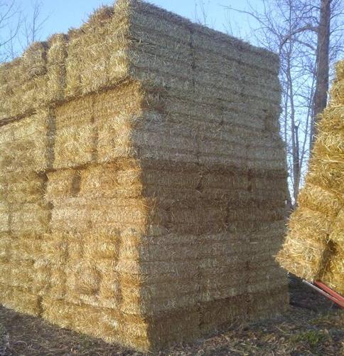 Small square straw bales