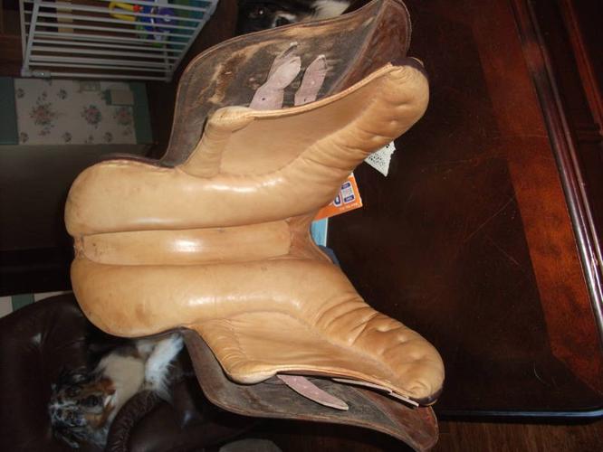 Two All Purpose English Saddles one 16inch one 14inch