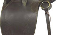 I am offering for sale an Australian Stock Saddle Package.
 This package includes
~a genuine black leather Australian Stock Saddle 17" seat (equal to a 17" english seat or 15" western seat)
~2 sets of black stirrup leathers, 1 custom made for shorter