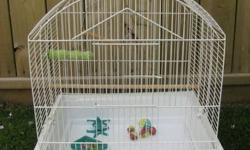 1). Curved Top cage ~ $35
 
2) Curved Top Canary Cage w/ Extender ~ $70