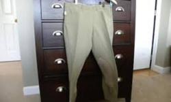 I have 6 pairs of breeches for sale sizes from 26 to 30 reg and long. All breeches are in show condition and many different brands to choice from. Located in London Prices range from $30.00 to $80.00 for tailored Sportsman Brand.