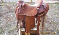 I am offering the custom wade saddle by Experienced Leather. This saddle has hardly been used since purchased new, never roped in just rode on trails. It is a 16inch seat with bucking rolls. Fits almost every horse. $2500 obo, no resonable offer refused!