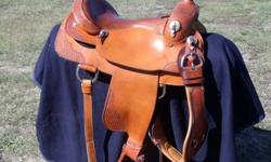 The DK Saddle is truly a one-of-a-kind and uses the newest technology in western saddles today.  This saddle has an adjustable tree allows the rider to adjust the tree of his or her saddle to perfectly fit a horse or change the fit as the rider moves the