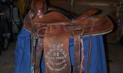 I have a well kept saddle for sale,used very little!!Made by western Rawhide.