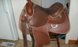15 1/2 " Western Saddle
Saddle blanket
Tipperary riding helmet (medium size)
$450 for all