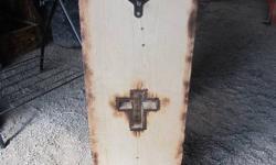 Wooden stand with cross $55
Wooden stand with horse head $55
Metal Stand $20