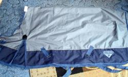 I have two turnout blankets for sale, both have been used for only one winter.
 
Blue Weatherbeeta Take Detach-A-Neck Heavy Weight Blanket - 69". 
However, like most Weatherbeetas, it is EUROPEAN CUT so it fits like a 72".
Does not come with a hood.
