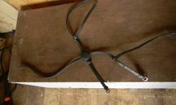 Figure 8 noseband- used once- $20
Hand sweat scraper- $5
English Braided reins- $15
English breastplate still with tags on- $30
Horse sized show halter- never used- $30
Orange rope reins- $15
Stirrup Irons- great shape- $20
Stirrup irons with nylon
