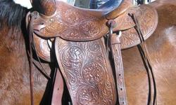 I have a beautiful western reining saddle. I was selling it because it didn't fit my horse, however now I am selling it because my horse has passed away. It fits high withered horses really well, I have rode in it on a tall thoroughbred mare and a FQHB