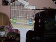 LARGE BIRD CAGE WITH STAND WITH ALL ACCESSORIES