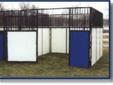 Portable/permanent show HORSE STALL, complete 10x10, save $900!